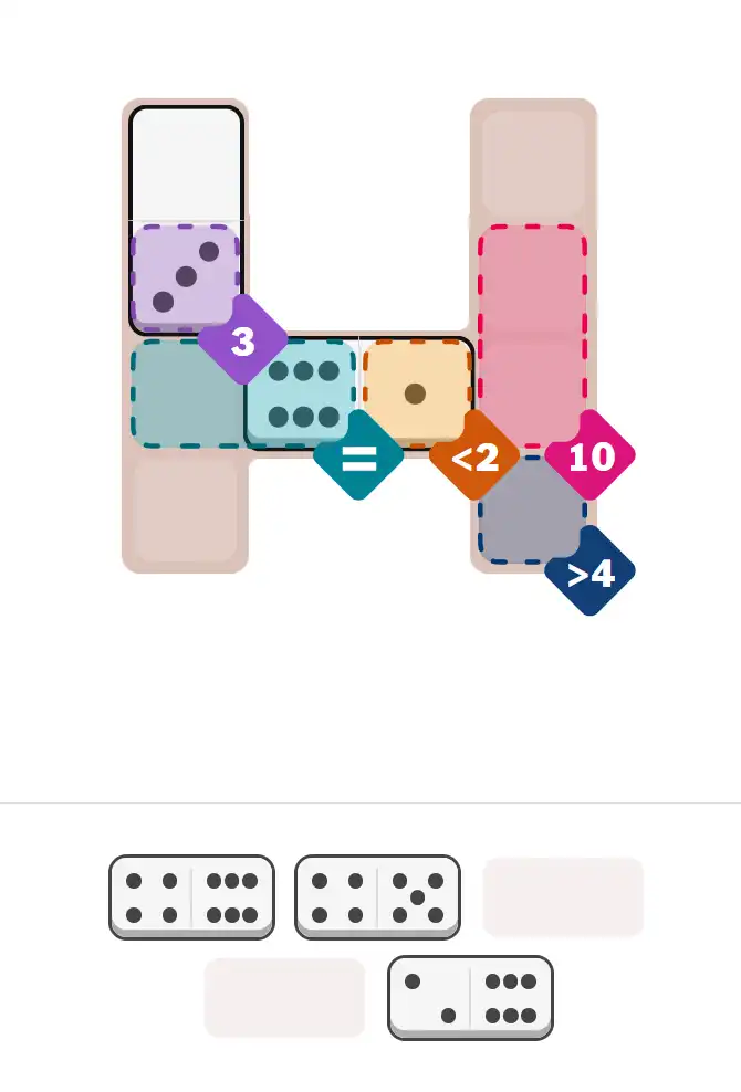 Pips hint for January 18, 2026 – easy level puzzle grid showing key first steps and strategy