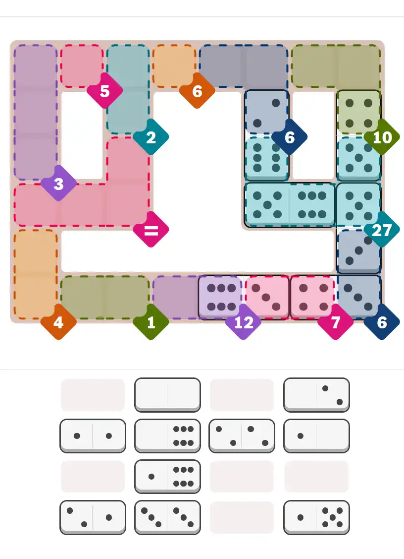 Pips hint for January 18, 2026 – hard level puzzle grid with critical first placements and strategy