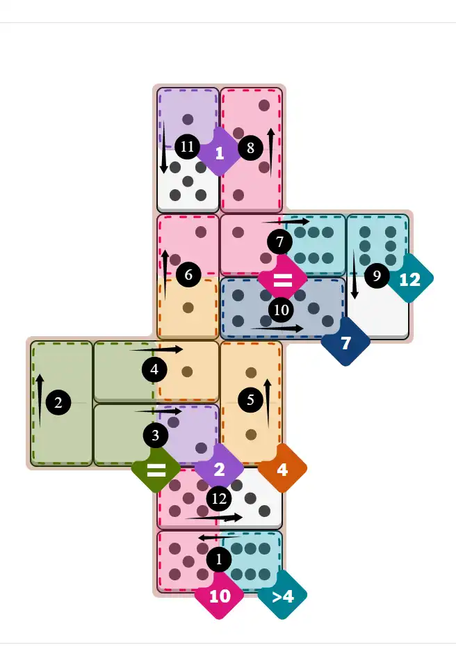 NYT Pips January 19, 2026 hard puzzle full solution grid showing final answer with hints