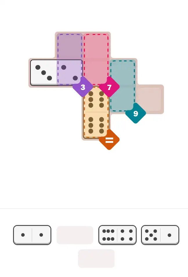 Pips hint for January 20, 2026 – easy level puzzle grid showing key first steps and strategy