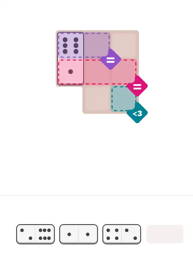 Pips hint for January 22, 2026 – easy level puzzle grid showing key first steps and strategy