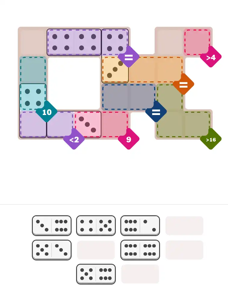 Pips hint for January 22, 2026 – hard level puzzle grid with critical first placements and strategy