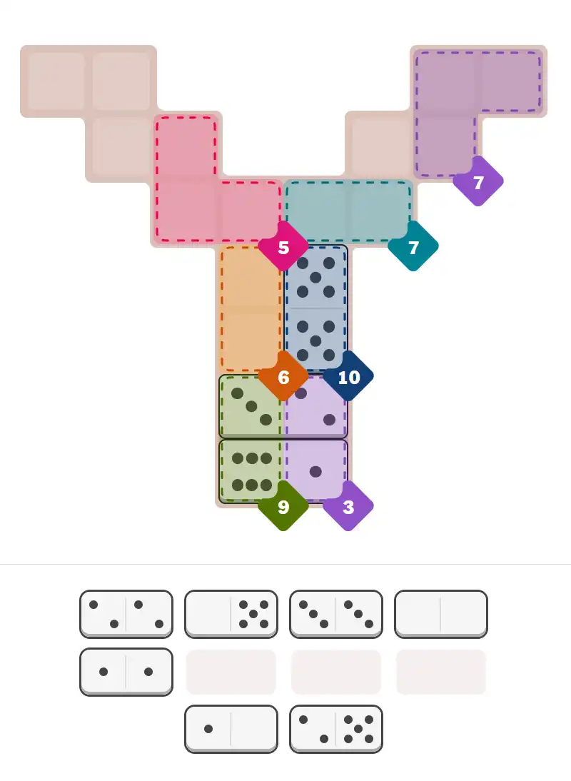 Pips hint for January 23, 2026 – hard level puzzle grid with critical first placements and strategy