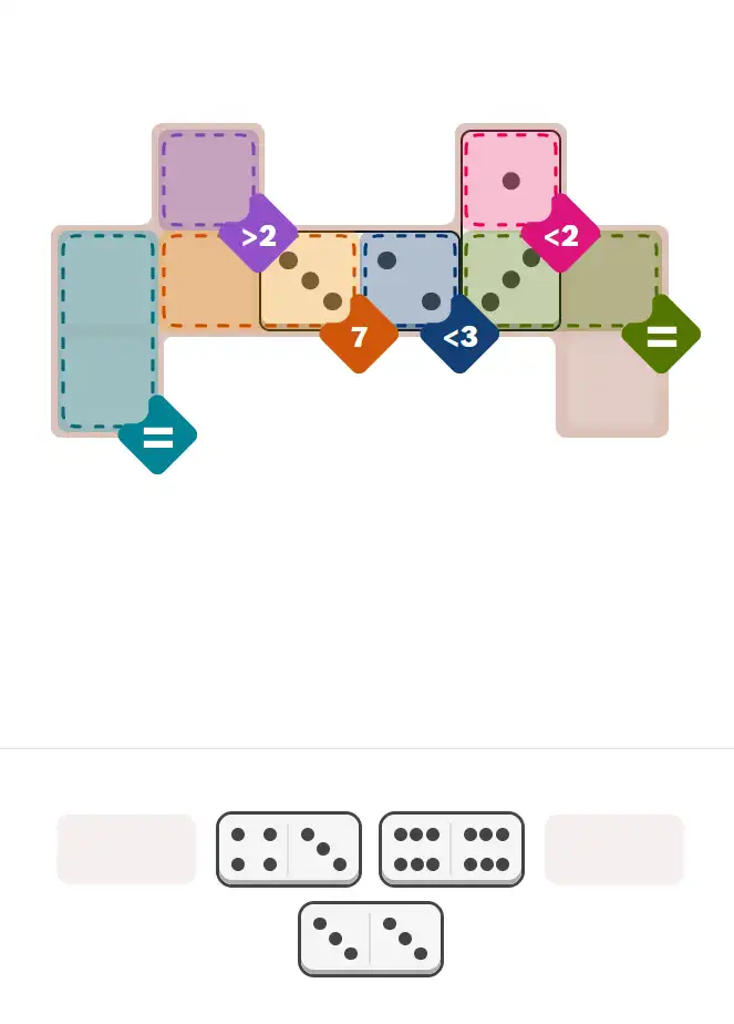 Pips hint for January 24, 2026 – easy level puzzle grid showing key first steps and strategy