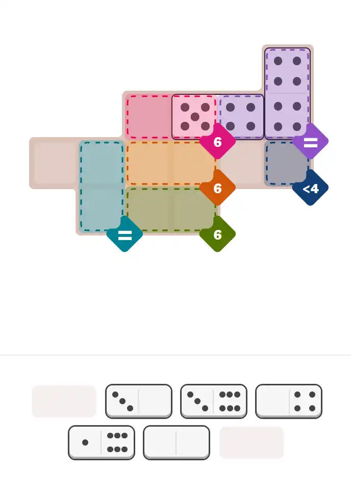 Pips hint for January 24, 2026 – medium level puzzle grid highlighting important moves and hints