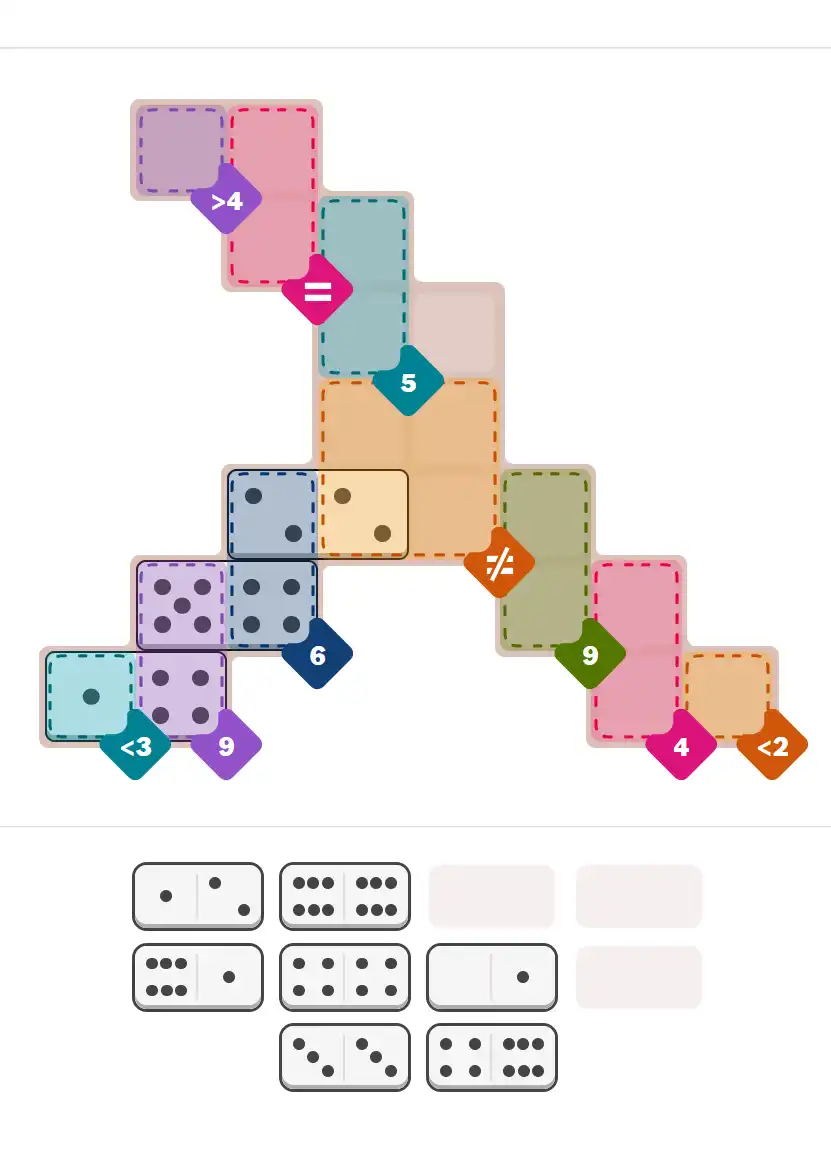 Pips hint for January 26, 2026 – hard level puzzle grid with critical first placements and strategy