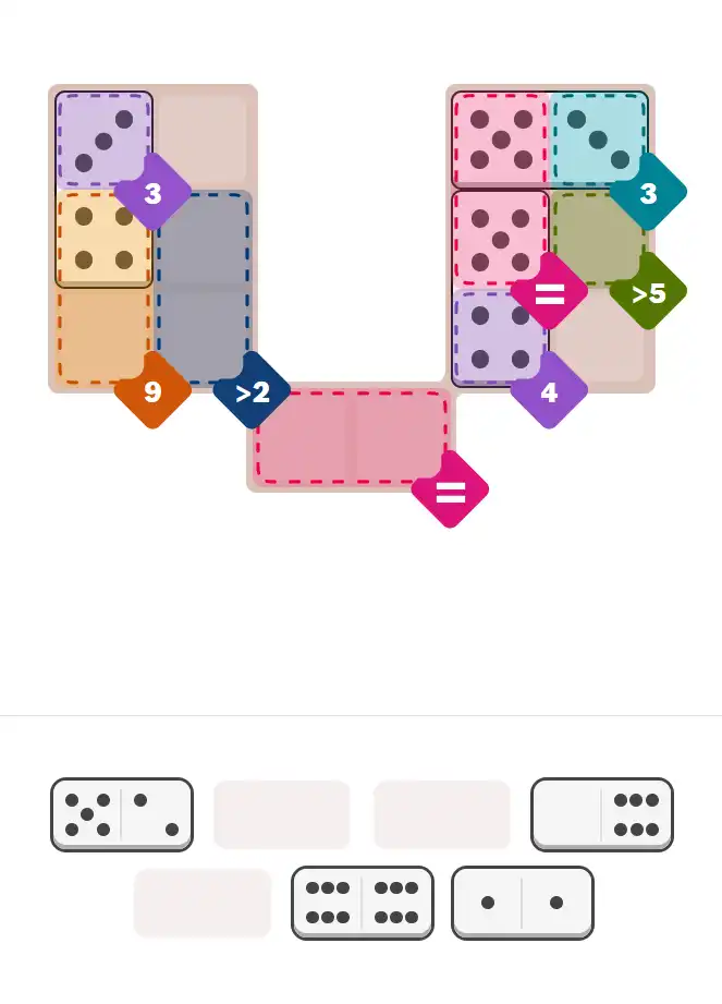 Pips hint for January 28, 2026 – medium level puzzle grid highlighting important moves and hints