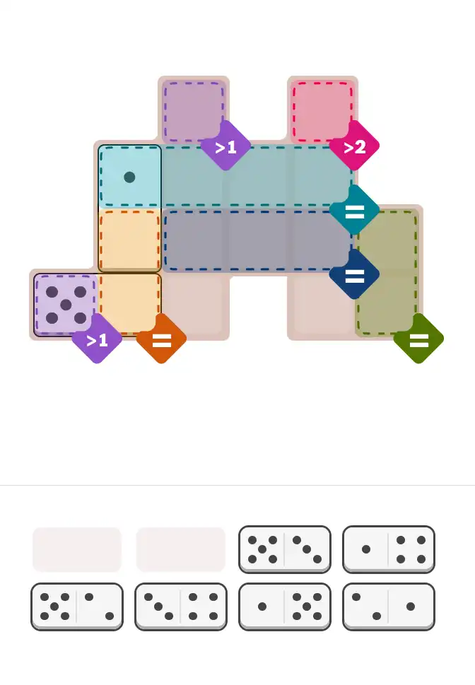 Pips hint for January 3, 2026 – medium level puzzle grid highlighting important moves and hints