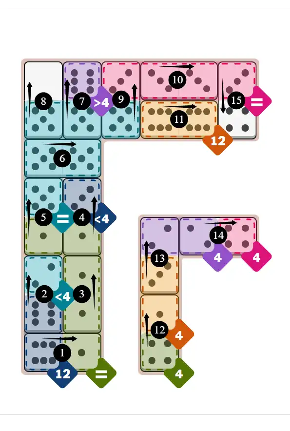 NYT Pips January 4, 2026 hard puzzle full solution grid showing final answer with hints