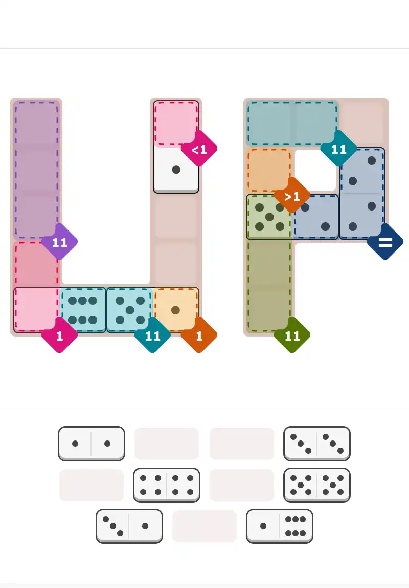 Pips hint for January 5, 2026 – hard level puzzle grid with critical first placements and strategy