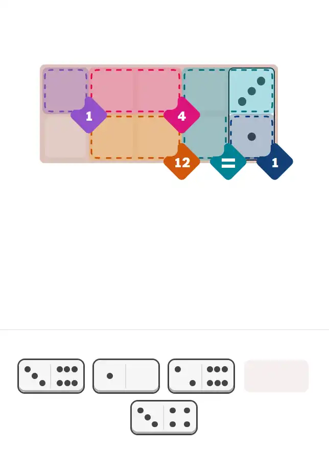 Pips hint for January 6, 2026 – easy level puzzle grid showing key first steps and strategy