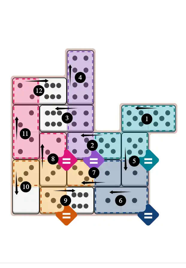 NYT Pips January 9, 2026 hard puzzle full solution grid showing final answer with hints