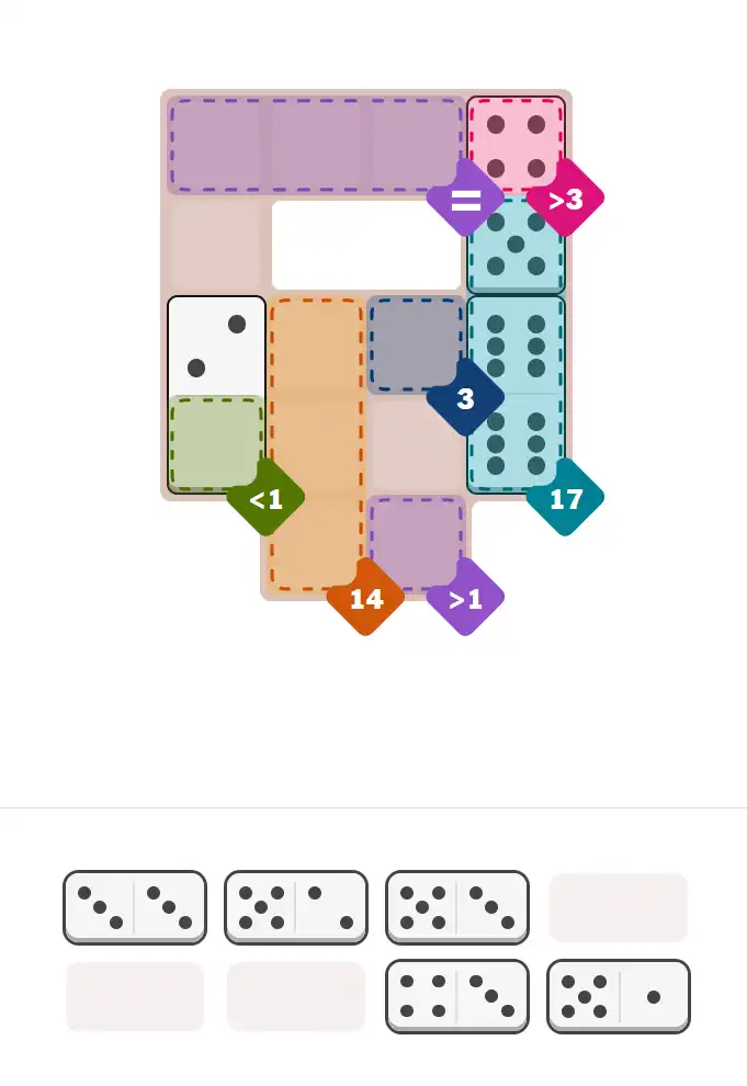 Pips hint for January 9, 2026 – medium level puzzle grid highlighting important moves and hints