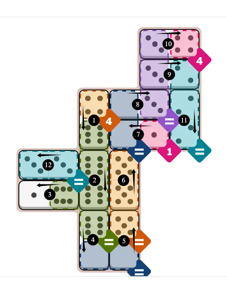 Pips hints February 11, 2026 hard puzzle solution