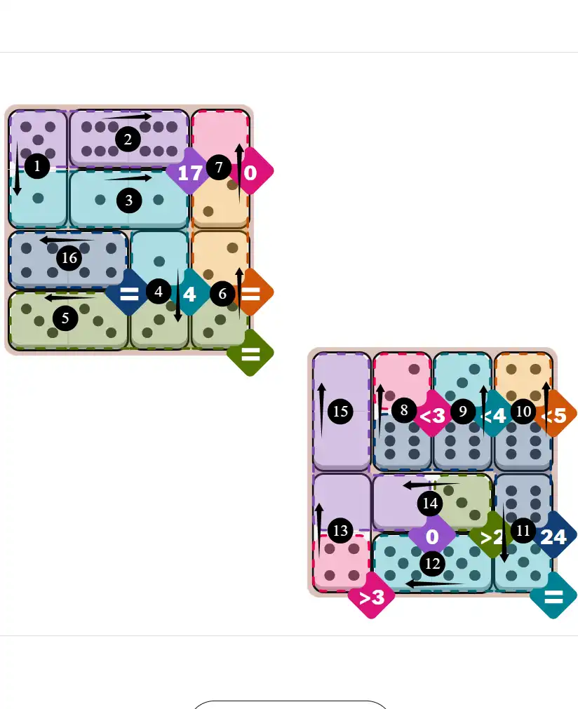 Pips hints February 13, 2026 hard puzzle solution