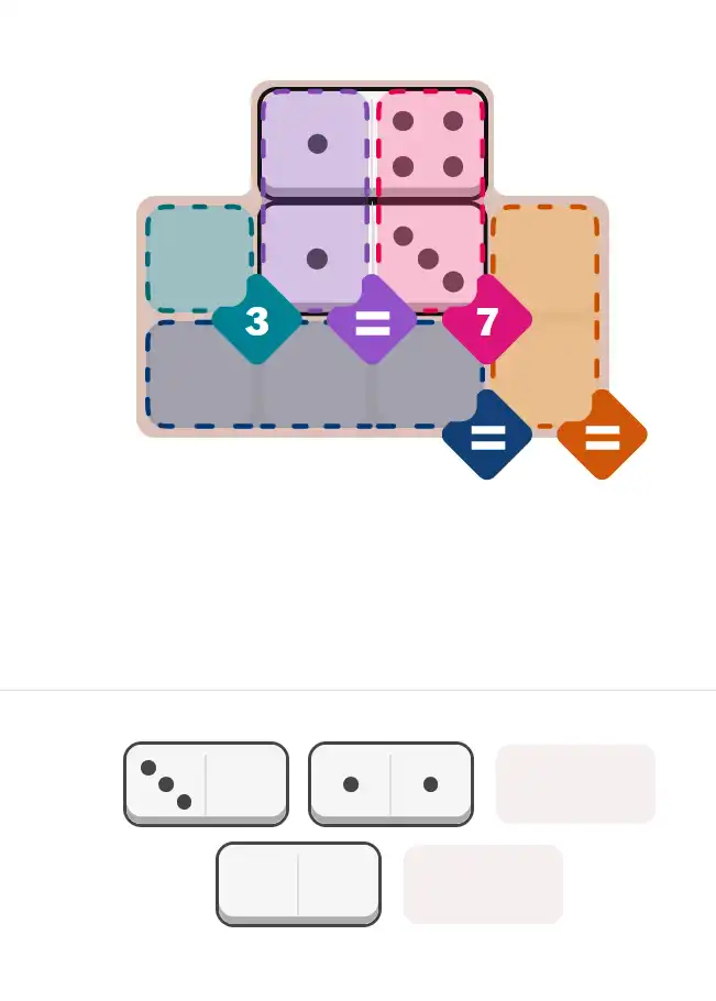 Pips hint for February 26, 2026 – easy level puzzle grid showing key first steps and strategy