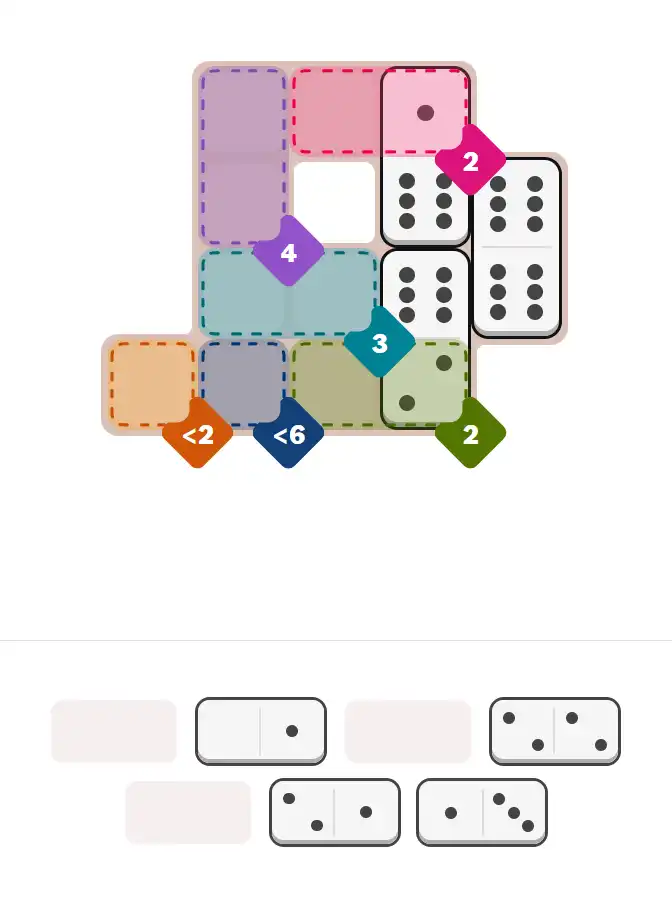 Pips hint for February 27, 2026 – medium level puzzle grid highlighting important moves and hints