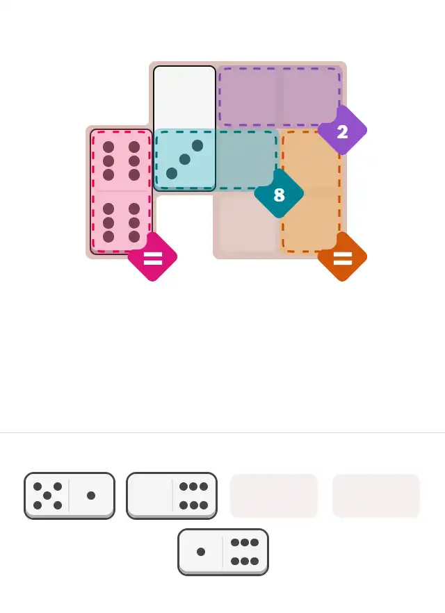 Pips hint for February 3, 2026 – easy level puzzle grid showing key first steps and strategy