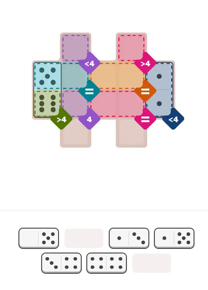 Pips hint for February 3, 2026 – medium level puzzle grid highlighting important moves and hints