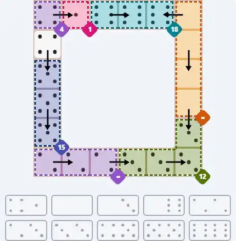 NYT Pips April 1, 2026 easy puzzle full solution grid with all hints completed