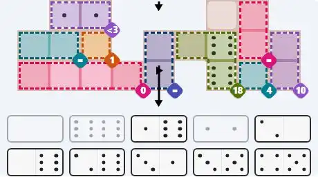Pips hint for August 18, 2025 – hard level puzzle grid with critical first placements and strategy