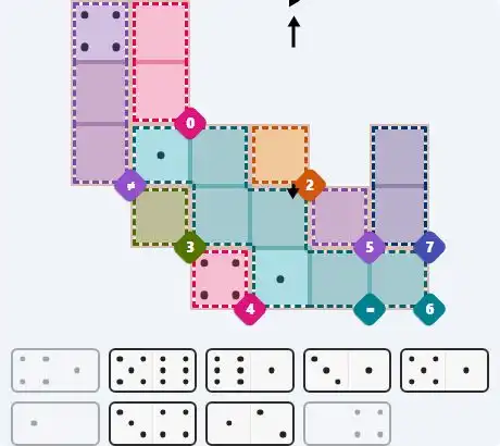 Pips hint for August 19, 2025 – hard level puzzle grid with critical first placements and strategy