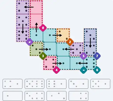 NYT Pips August 19, 2025 hard puzzle full solution grid showing final answer with hints
