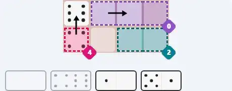 Pips hint for August 20, 2025 – easy level puzzle grid showing key first steps and strategy