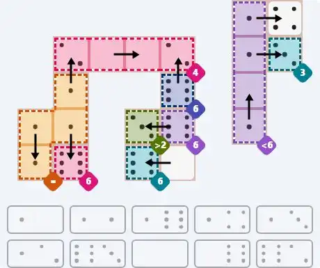 NYT Pips August 23, 2025 hard puzzle full solution grid showing final answer with hints