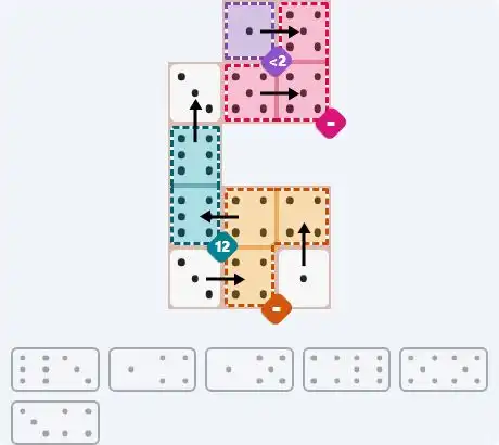 NYT Pips August 23, 2025 medium puzzle full solution grid with completed hints