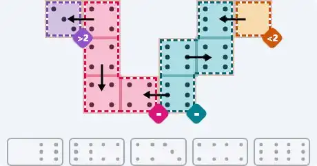 NYT Pips February 20, 2026 easy puzzle full solution grid with all hints completed