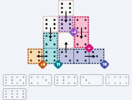 NYT Pips February 20, 2026 medium puzzle full solution grid with completed hints