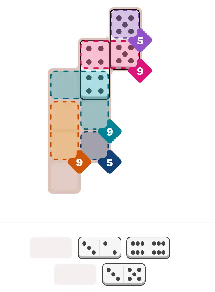 Pips hint for March 11, 2026 – easy level puzzle grid showing key first steps and strategy