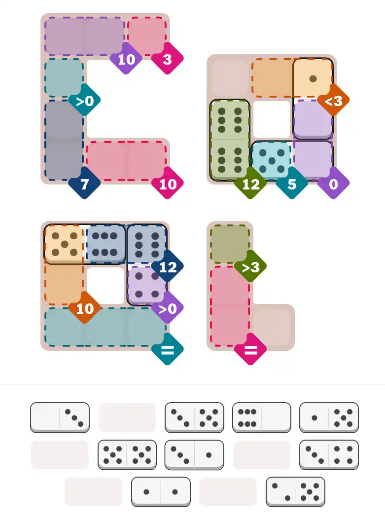 Pips hint for March 11, 2026 – hard level puzzle grid with critical first placements and strategy