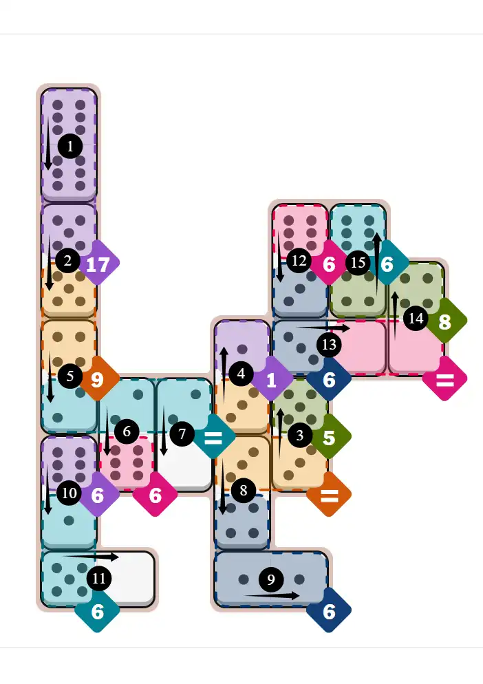 NYT Pips March 12, 2026 hard puzzle full solution grid showing final answer with hints