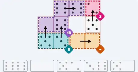 NYT Pips March 16, 2026 easy puzzle full solution grid with all hints completed