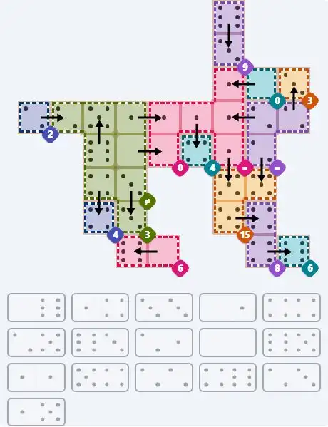 NYT Pips March 16, 2026 hard puzzle full solution grid showing final answer with hints