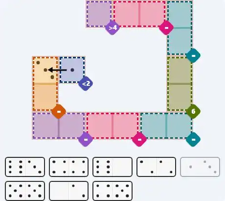 Pips hint for March 16, 2026 – medium level puzzle grid highlighting important moves and hints