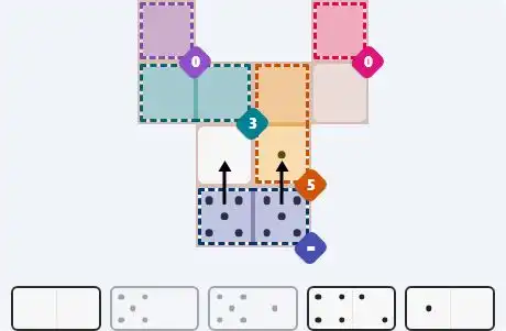 Pips hint for March 17, 2026 – easy level puzzle grid showing key first steps and strategy
