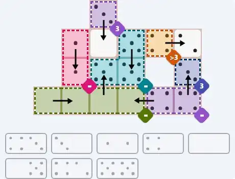 NYT Pips March 18, 2026 medium puzzle full solution grid with completed hints