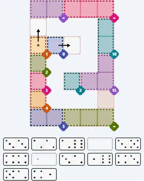 Pips hint for March 19, 2026 – hard level puzzle grid with critical first placements and strategy