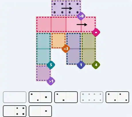 Pips hint for March 21, 2026 – medium level puzzle grid highlighting important moves and hints