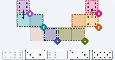 Pips hint for March 22, 2026 – easy level puzzle grid showing key first steps and strategy