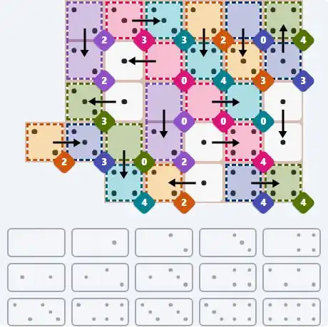 NYT Pips March 22, 2026 hard puzzle full solution grid showing final answer with hints