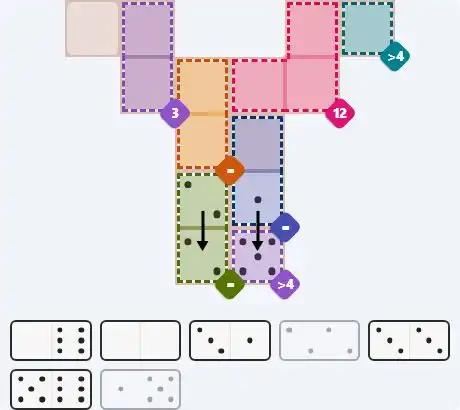 Pips hint for March 26, 2026 – medium level puzzle grid highlighting important moves and hints