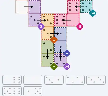 NYT Pips March 26, 2026 medium puzzle full solution grid with completed hints