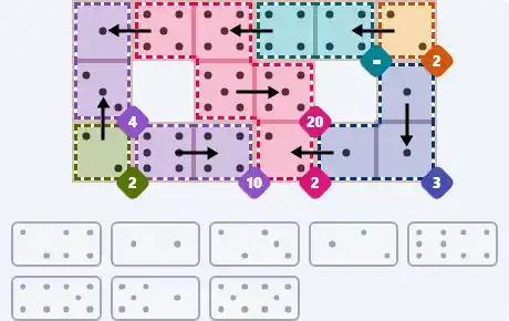 NYT Pips March 27, 2026 medium puzzle full solution grid with completed hints