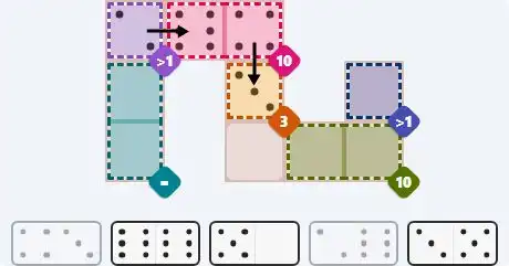 Pips hint for March 28, 2026 – easy level puzzle grid showing key first steps and strategy