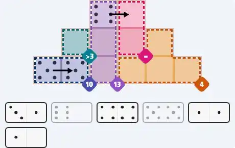 Pips hint for March 30, 2026 – easy level puzzle grid showing key first steps and strategy
