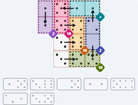 NYT Pips March 31, 2026 medium puzzle full solution grid with completed hints